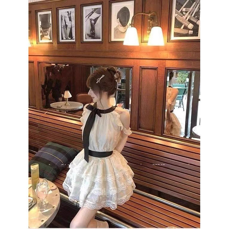 Sugarmoon Butterfly Lace Coquette Dress