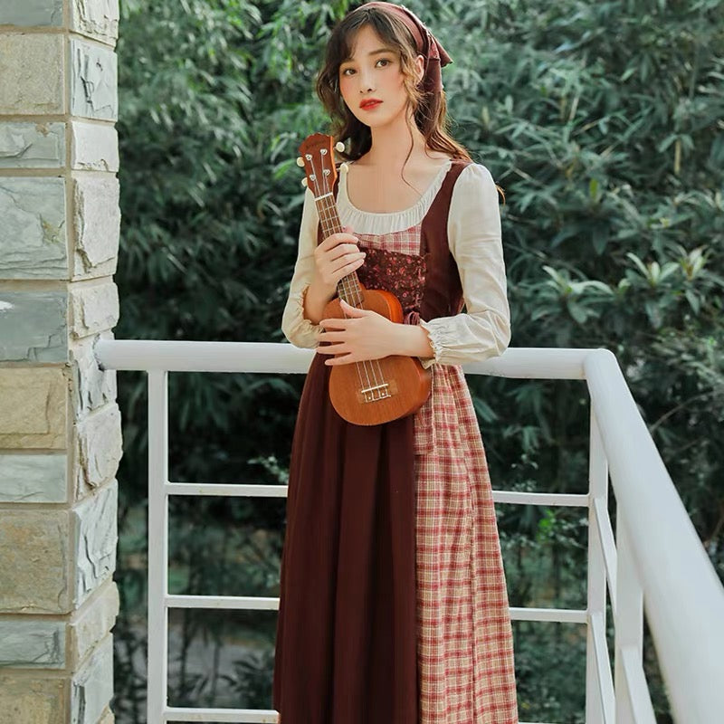 Cottage Witch aesthetic dresses, Village Witch Cottagecore Dress Cottage Witch aesthetic dresses, Village Witch Cottagecore Dress