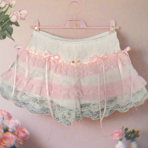 Sugar Rose Coquette Style Lace Bloomers