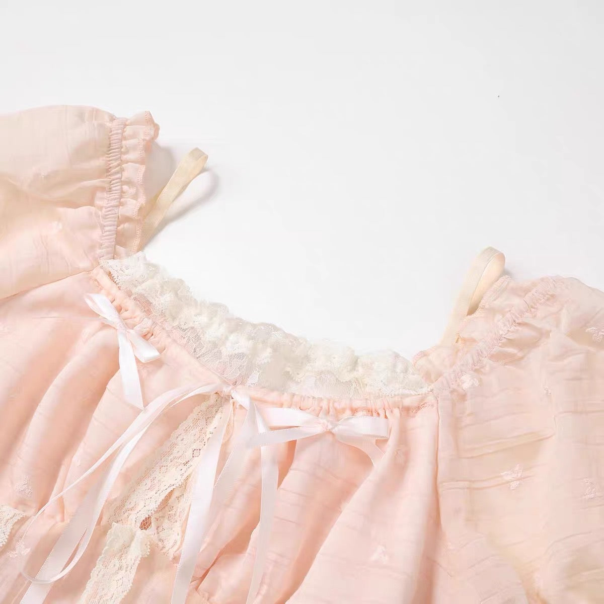 Vanilla Glow Sweet Coquette Dress