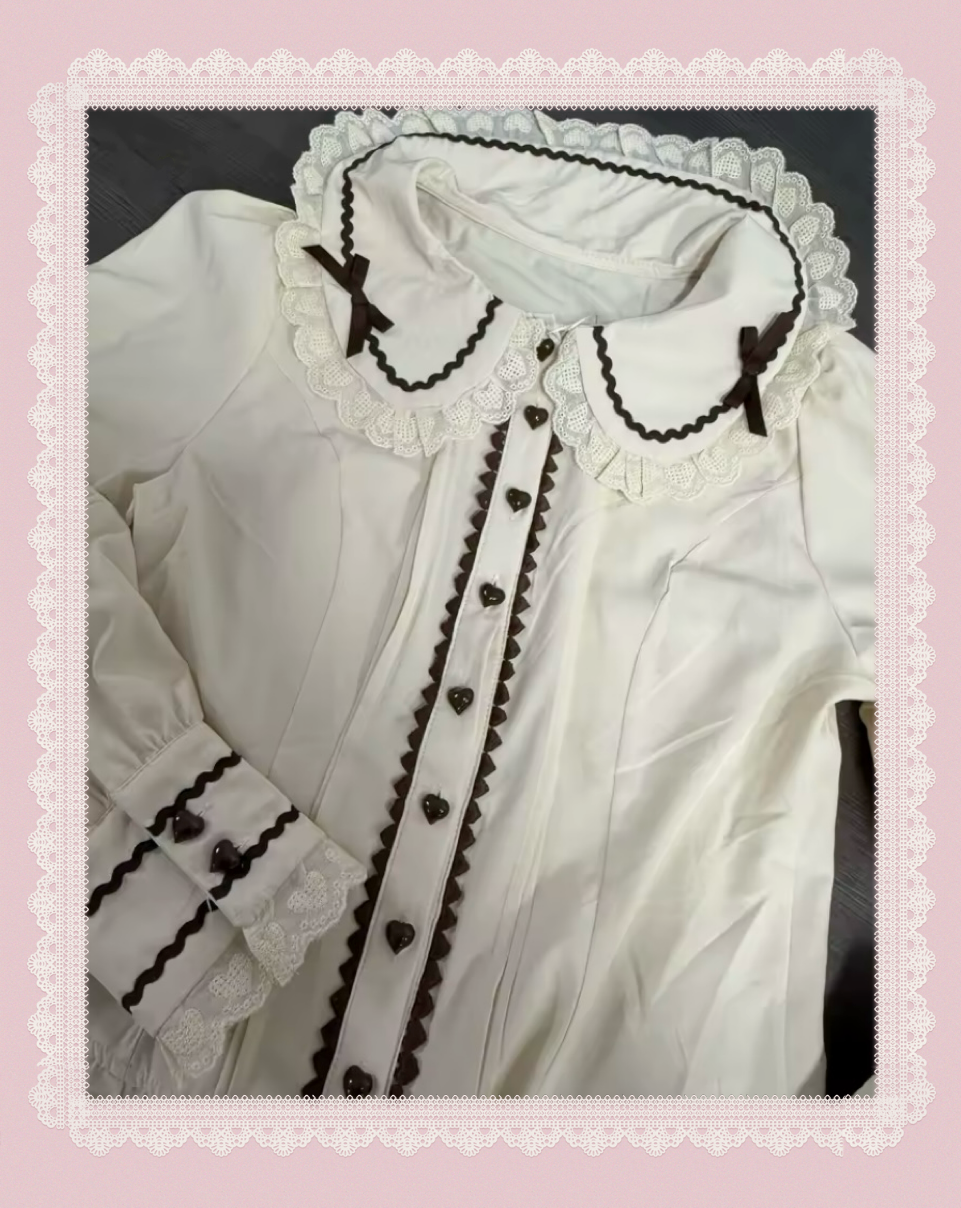 Cookie Heart Japanese Lolita Blouse