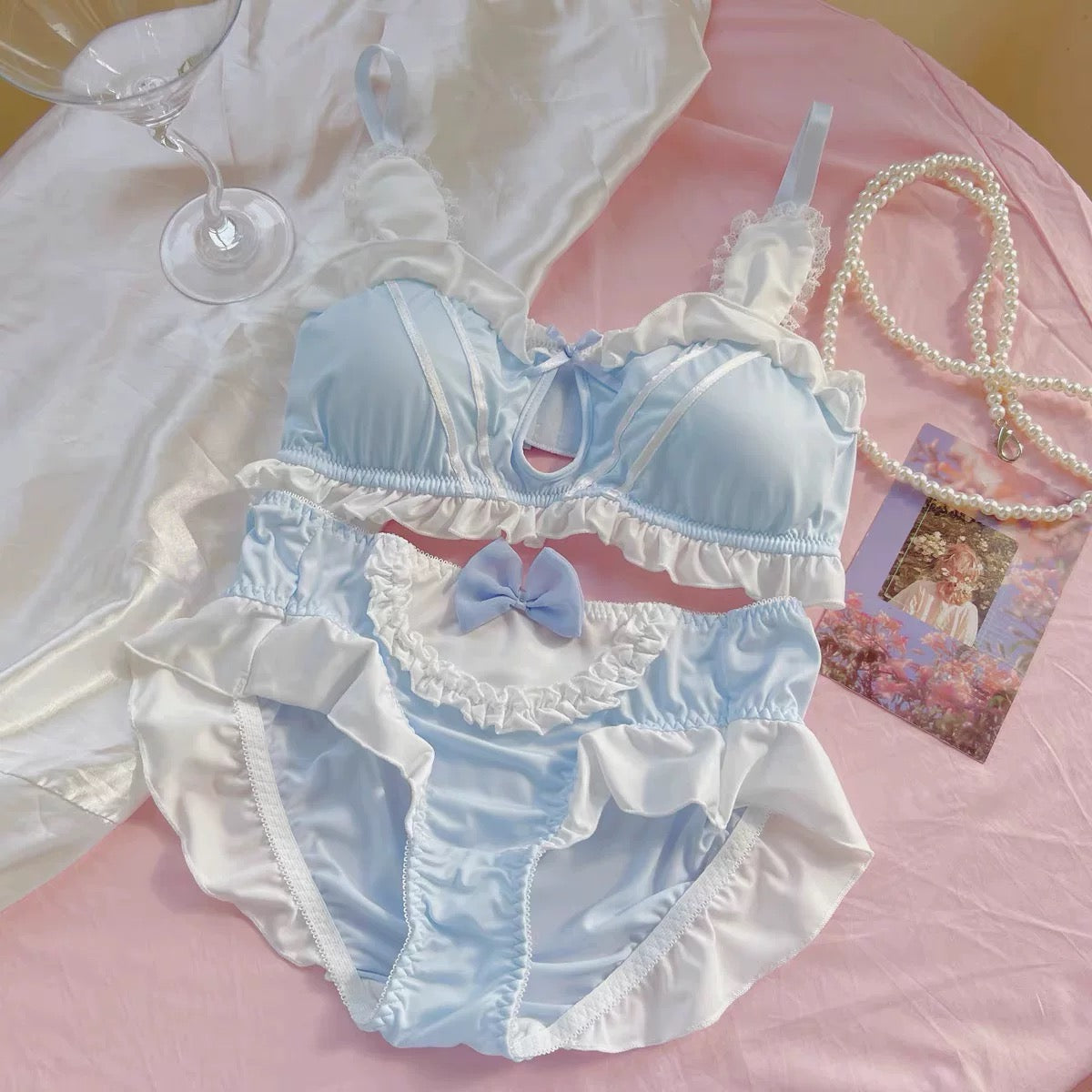 Pastel Bunny Coquette Lolita Lingerie Set