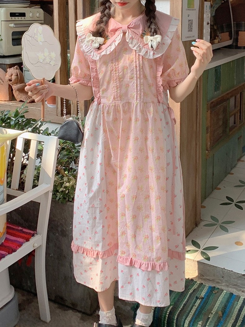Daisy Petal Cottagecore Dress