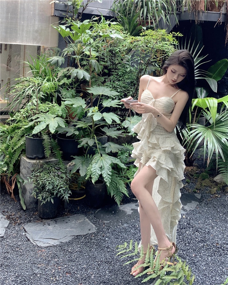 Fairy Song Long Ruffle High-Low Chiffon Mini Dress Fairy Dresses Fairy Song Long Ruffle High-Low Chiffon Mini Dress Fairy Dresses