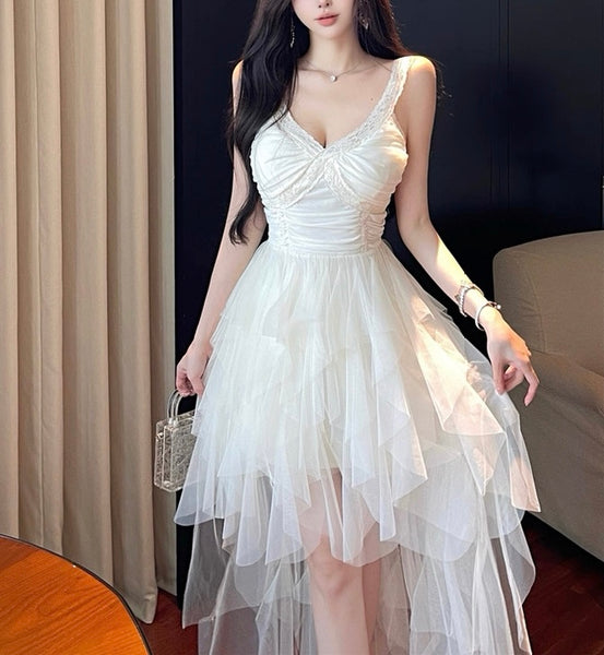 Angel Whispers Angelcore Coquette Dress