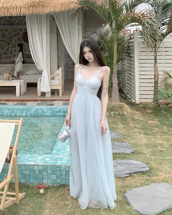 Iridia Light Blue Ethereal Fairy Dress