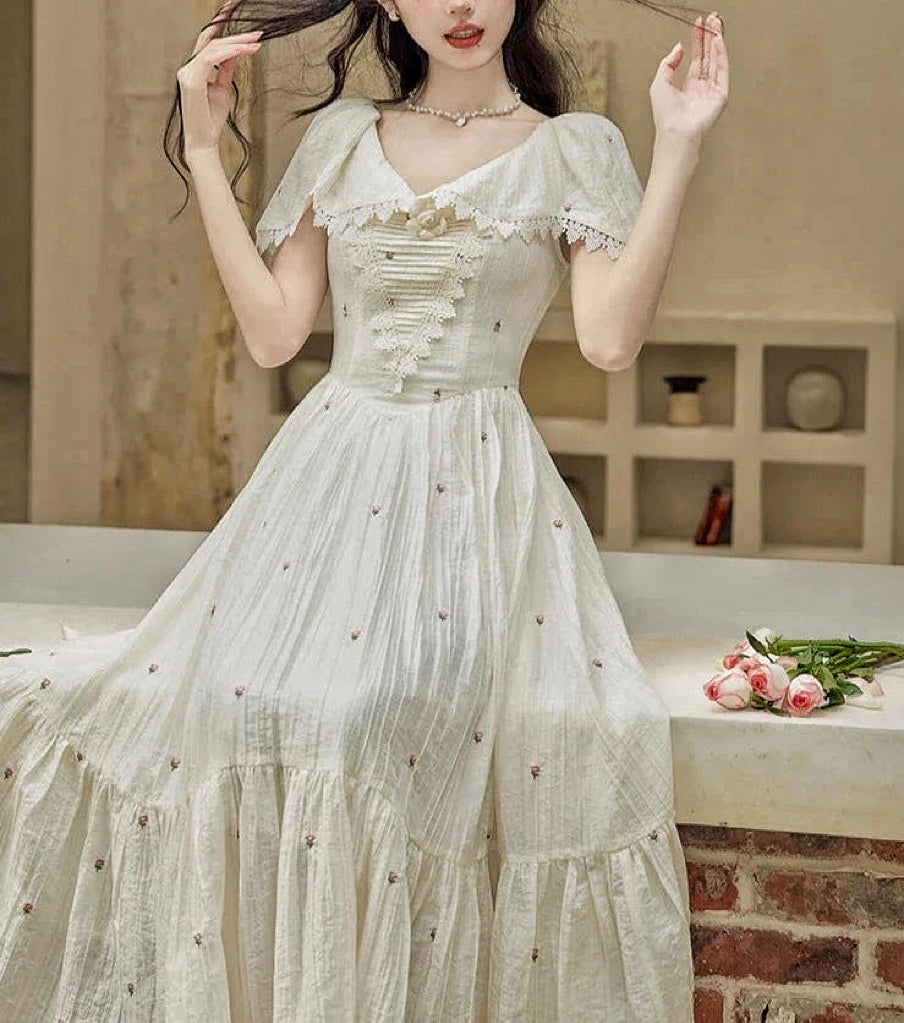 Camellia Romantic Princesscore Dress Royalcore Dress Camellia Dress