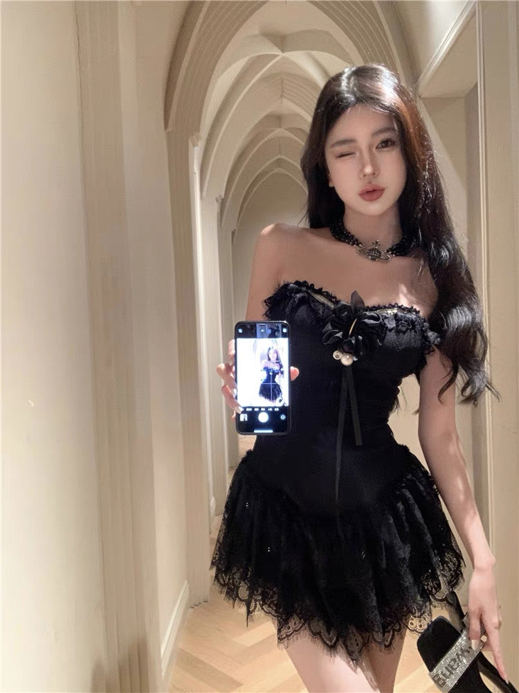 Dark Coquette Dress Dark coquette aesthetic dark coquette style