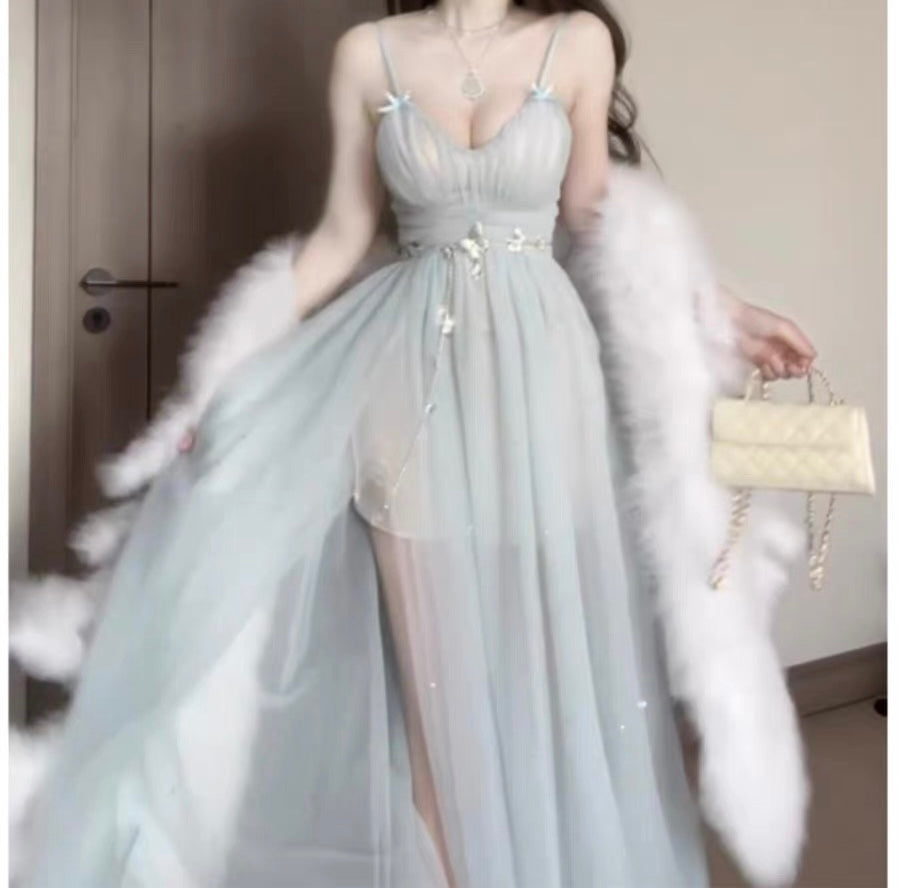 Iridia Light Blue Ethereal Fairy Dress