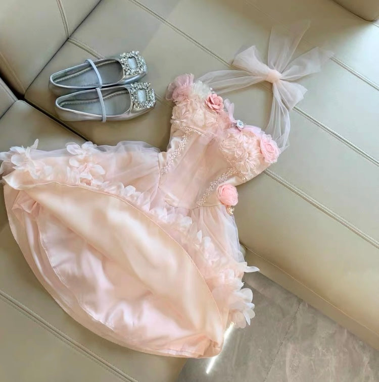 Petal Rays Balletcore Coquette Princess Dress