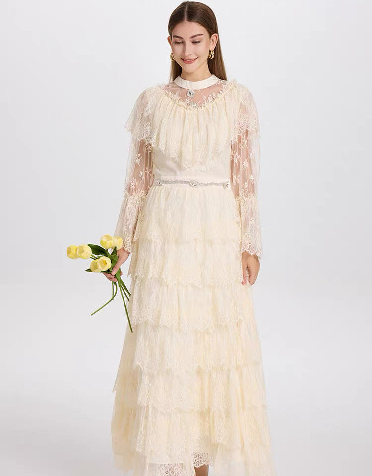 Antique Rose Victorian Lace Dress Antique Rose Victorian Lace Dress