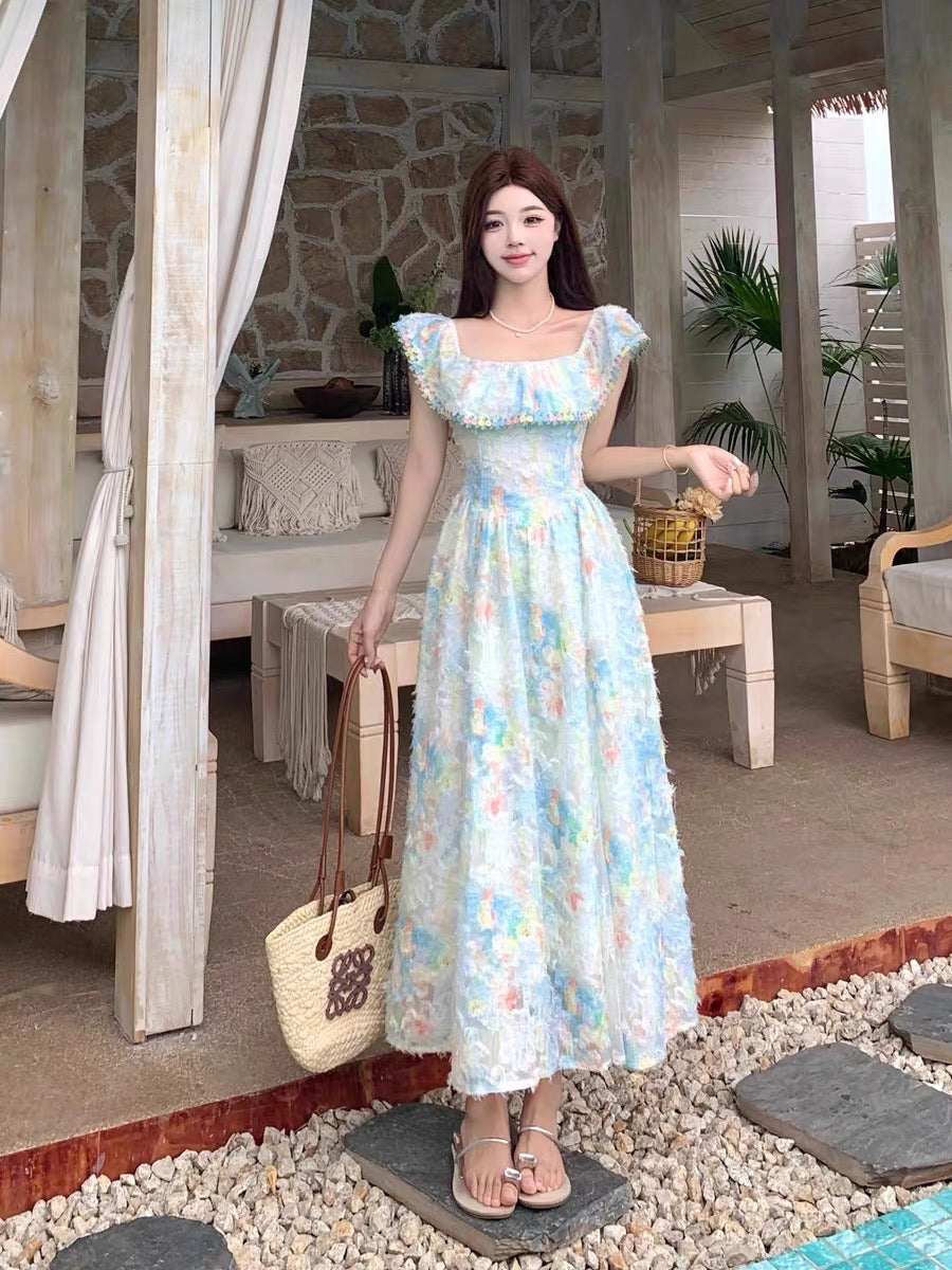 Pastel Garden Fairycore Princess Dress