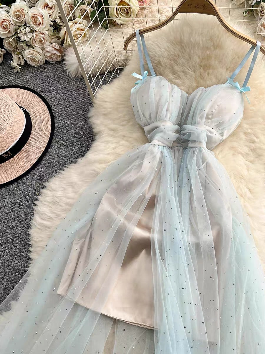 Iridia Light Blue Ethereal Fairy Dress