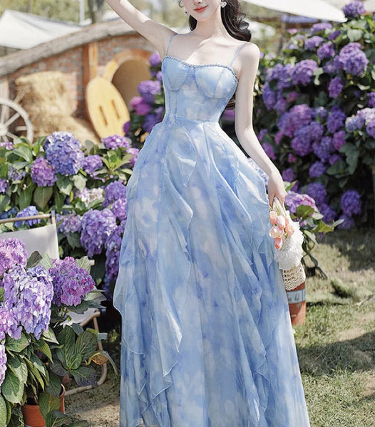 Princess Aura ethereal essence blue fairy princess dress