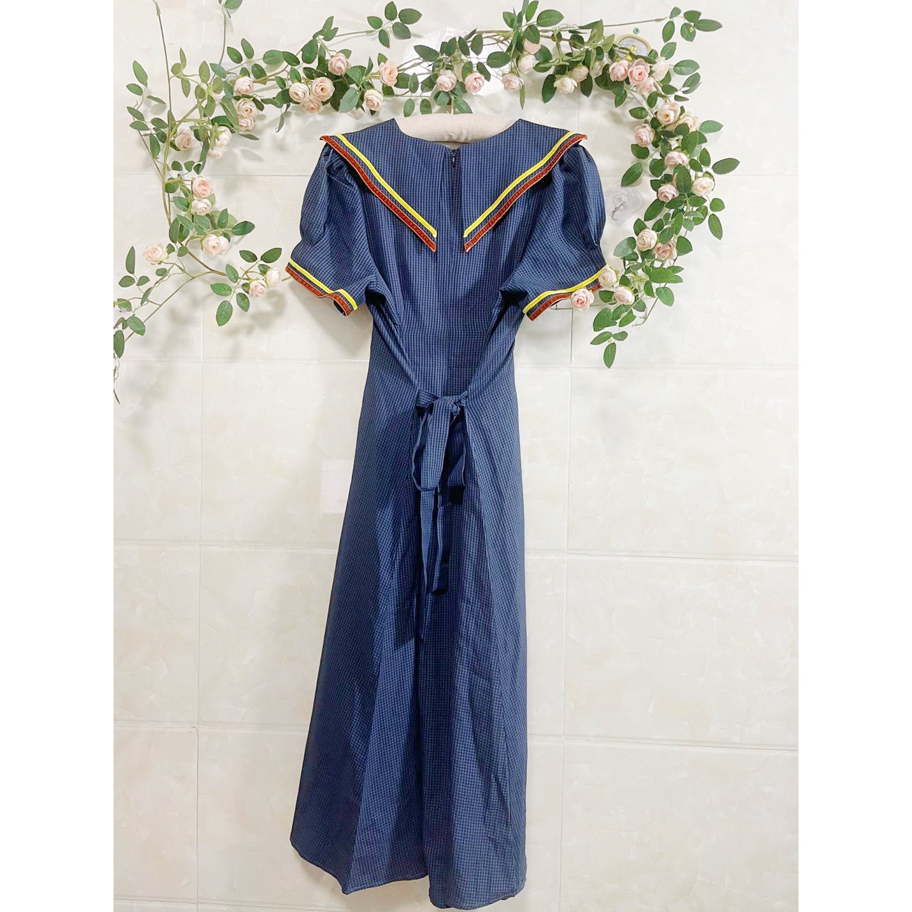 Japanese Style Sailor Dress Vintage Sailor Dress Navy Sailor Dress Japanese Style Sailor Dress Vintage Sailor Dress Navy Sailor Dress