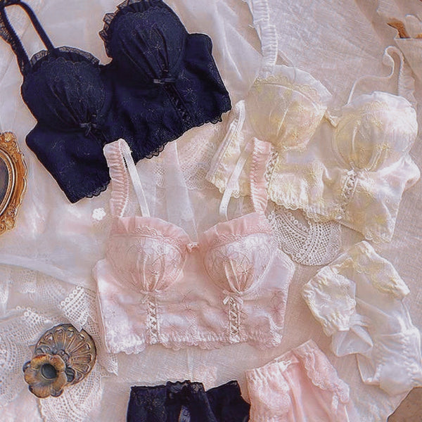 Soft Girl Angel Princess 2-Piece Fairy Lingerie Set