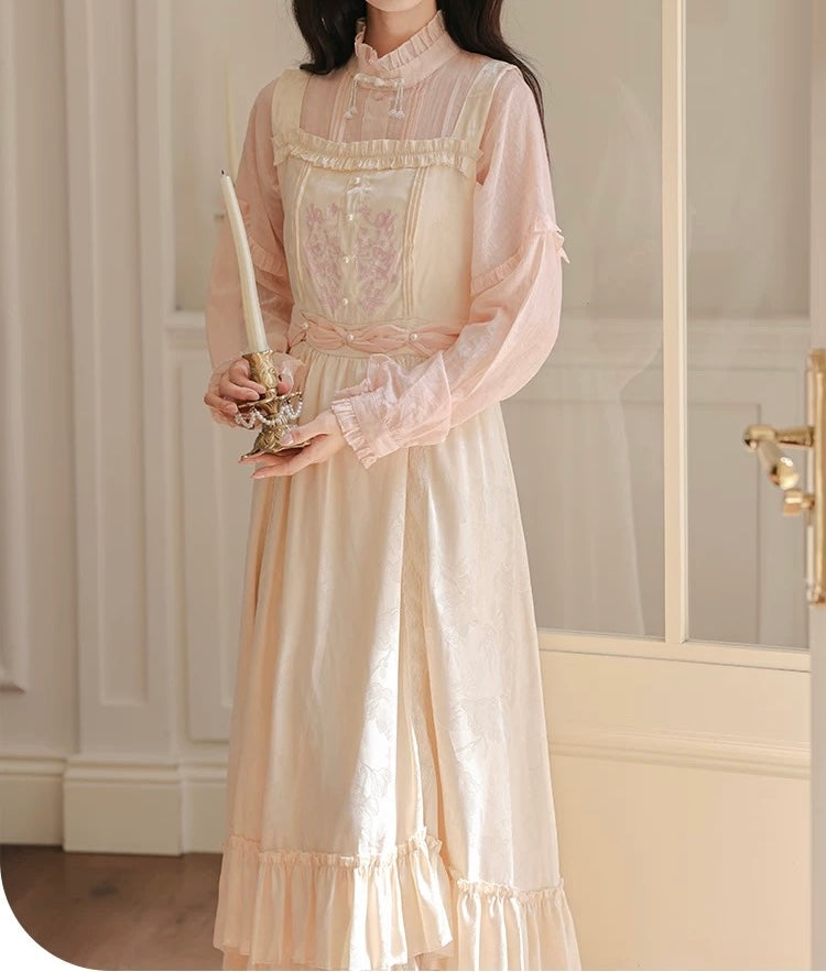 Twinkle Belle Romantic Royalcore Pinafore Princess Dress