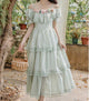 Flower Fairy Garden Green Fairy Dress