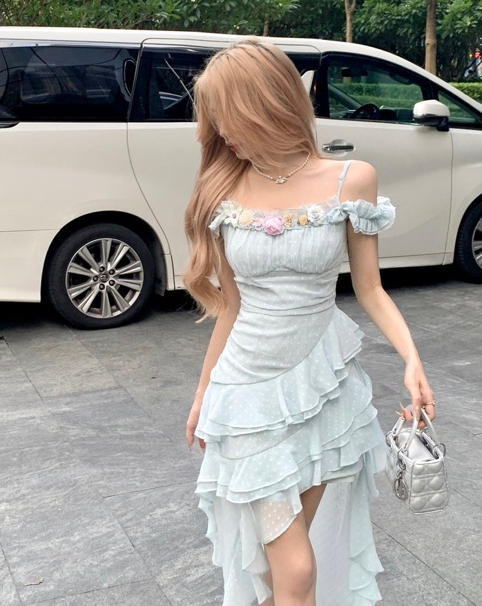 Heavenly Willow Fairycore Coquette Dress