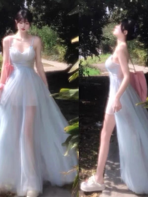 Iridia Light Blue Ethereal Fairy Dress