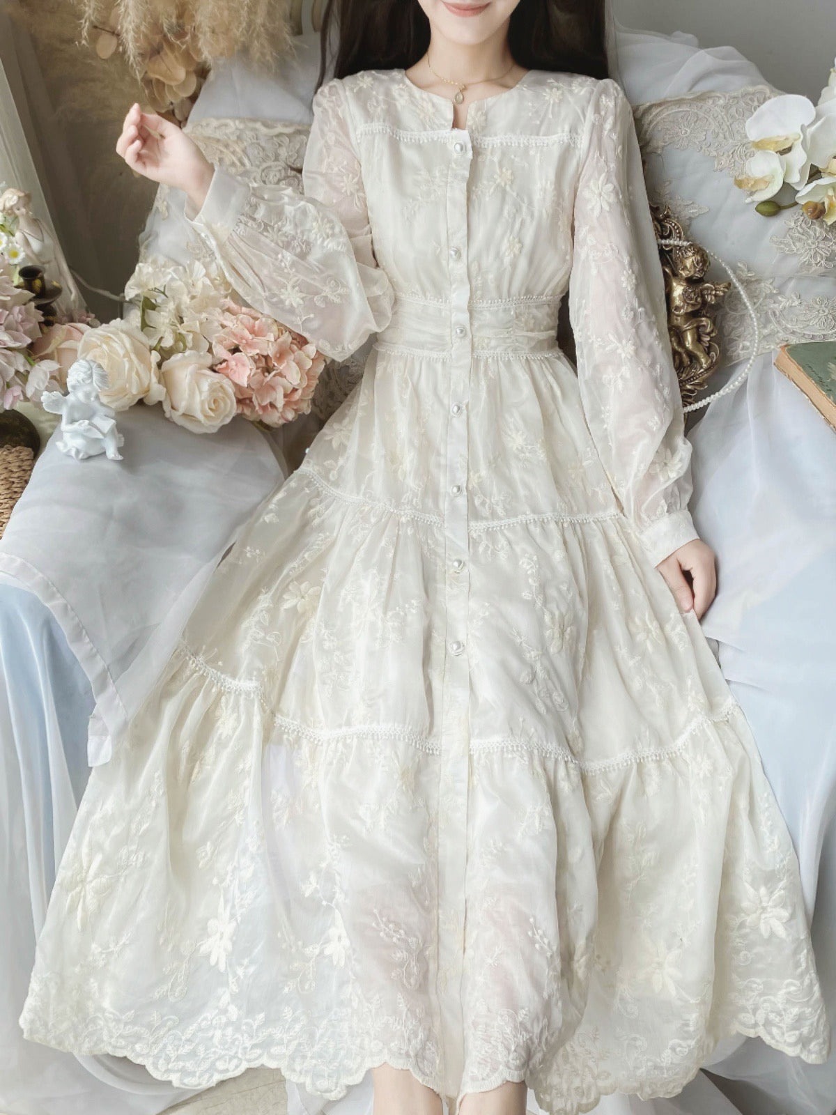 Anastasia Light Academia Dress