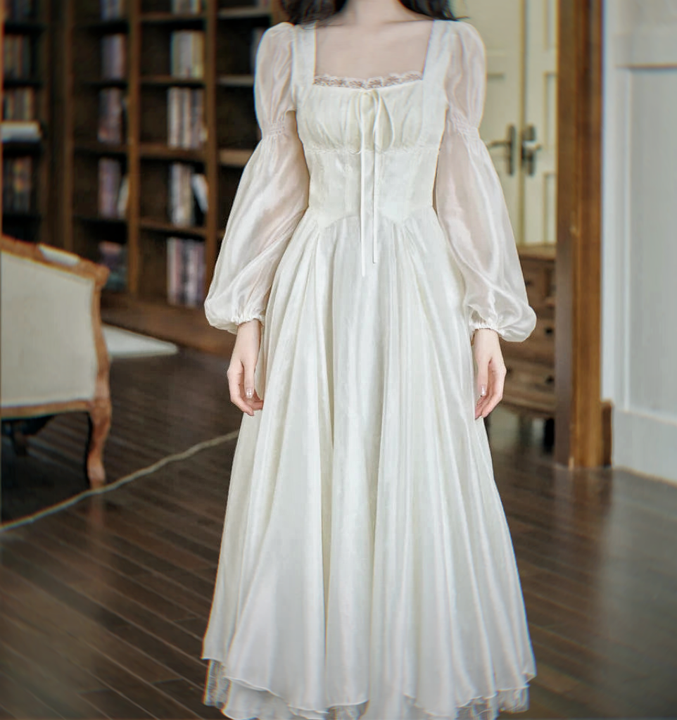 Romantic Fairy Princess Dress vintage princess dress royalcore style Romantic Fairy Princess Dress vintage princess dress royalcore style