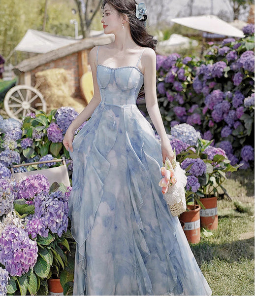 Princess Aura ethereal essence blue fairy princess dress
