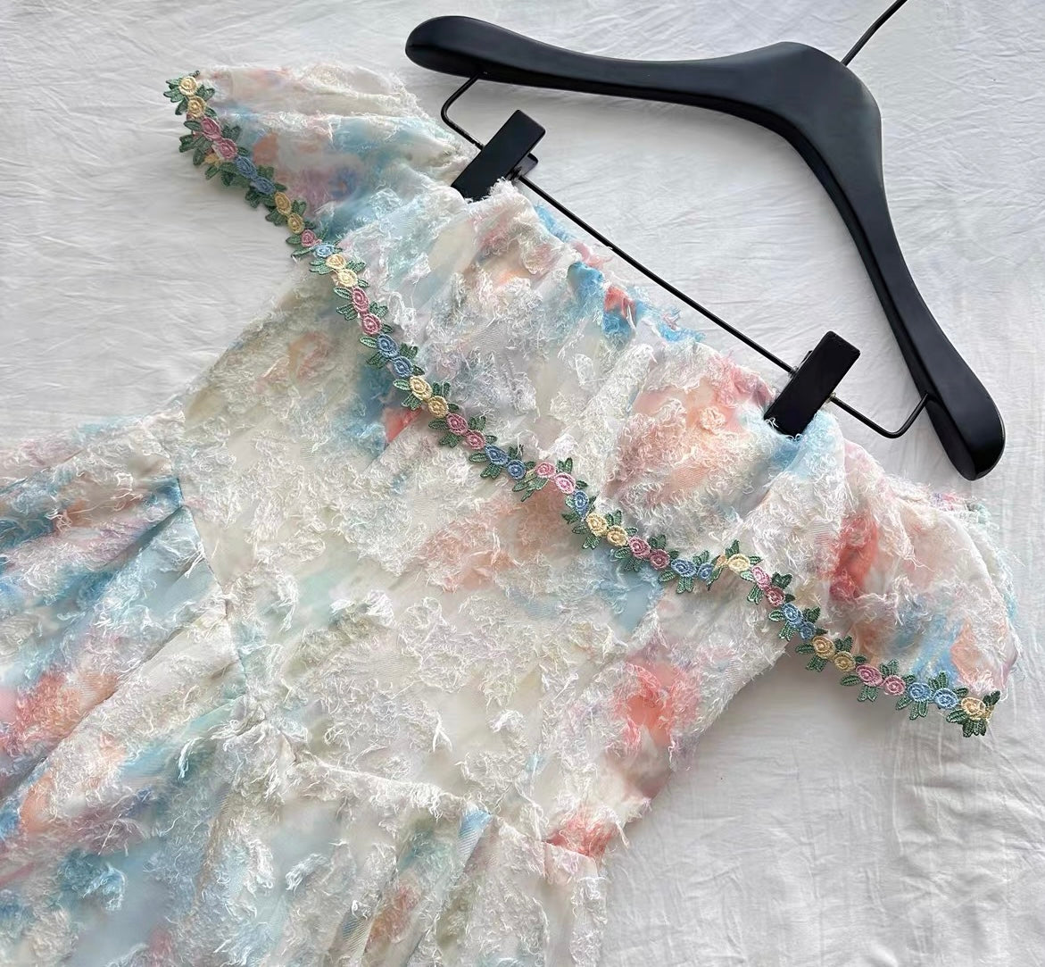 Pastel Garden Fairycore Princess Dress