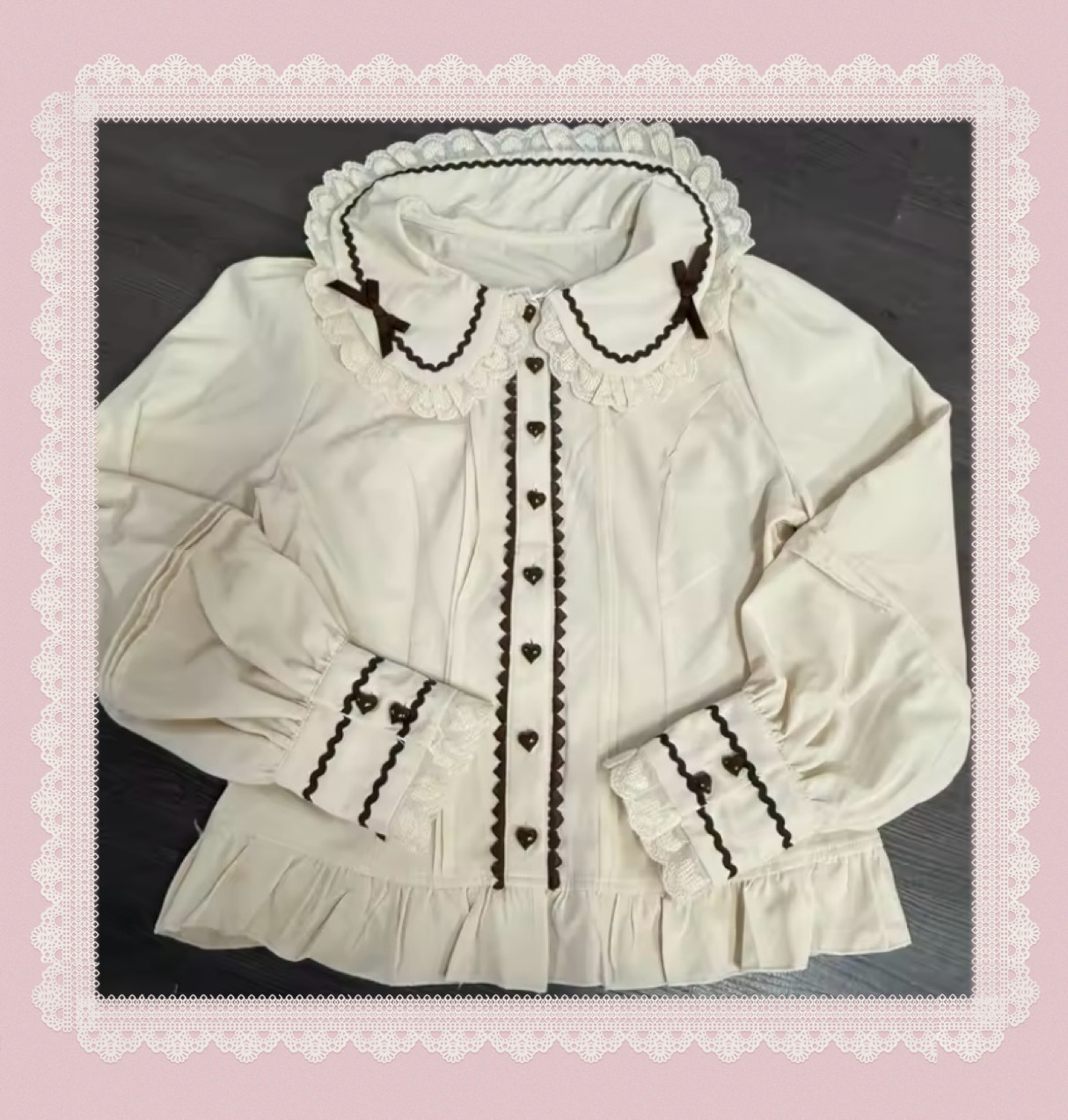 Cookie Heart Japanese Lolita Blouse