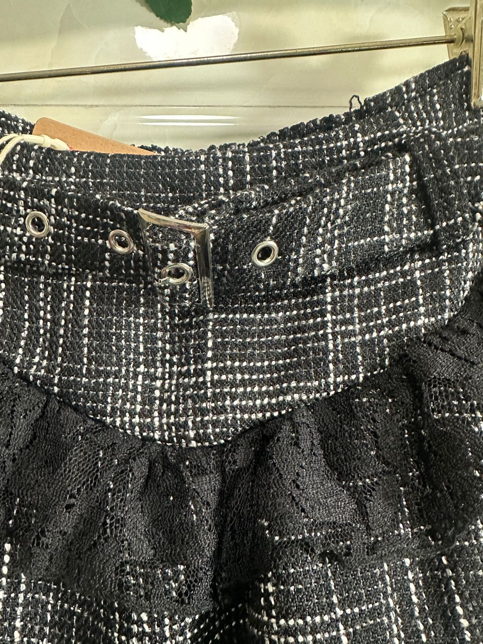 Karina Lace Ruffle Mini Skirt