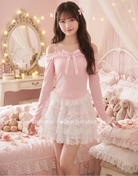 Coquette Balletcore Long Sleeve Top Coquette fashion 