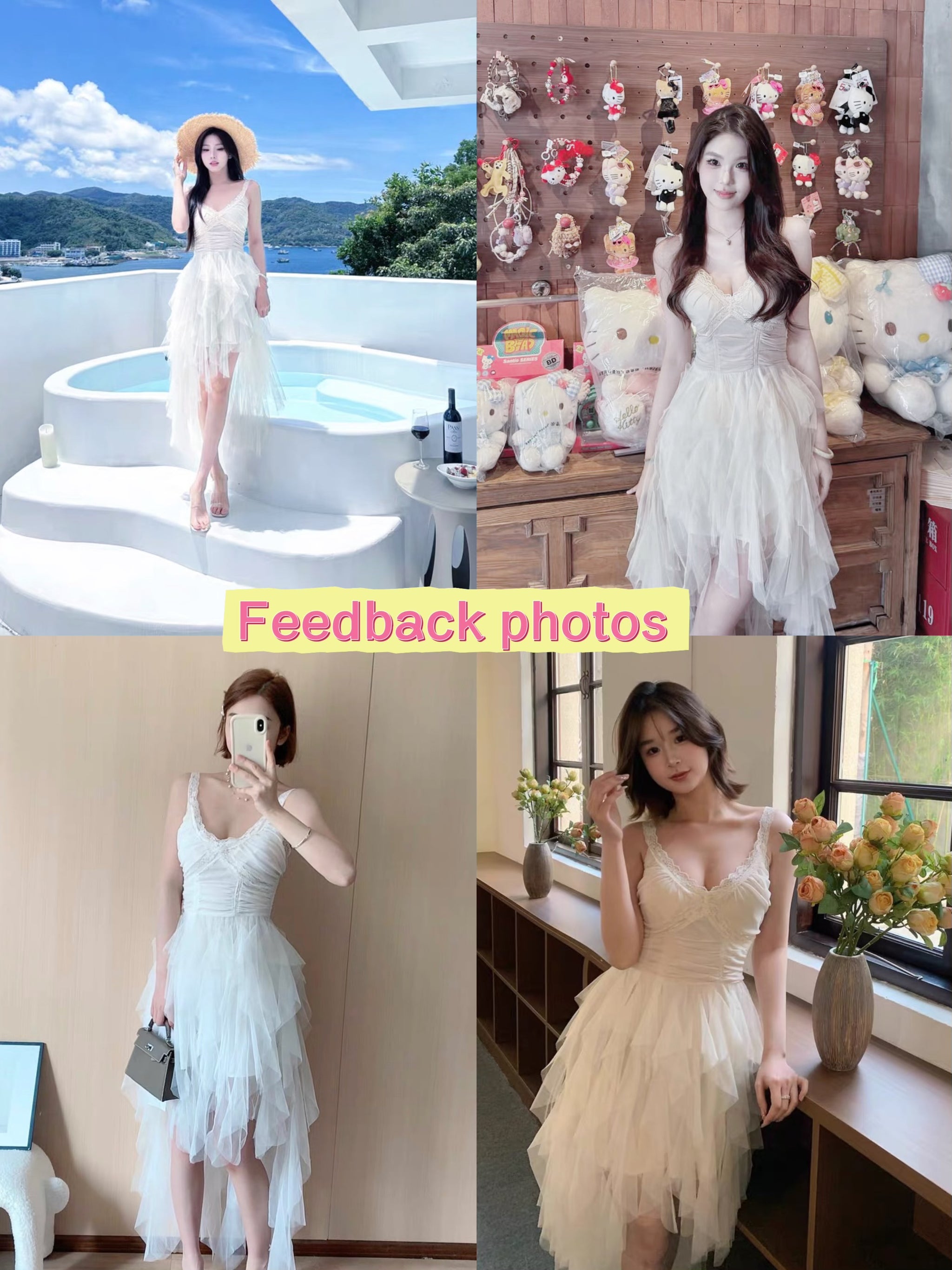Angel Whispers Angelcore Coquette Dress