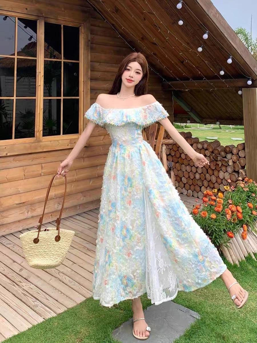 Pastel Garden Fairycore Princess Dress