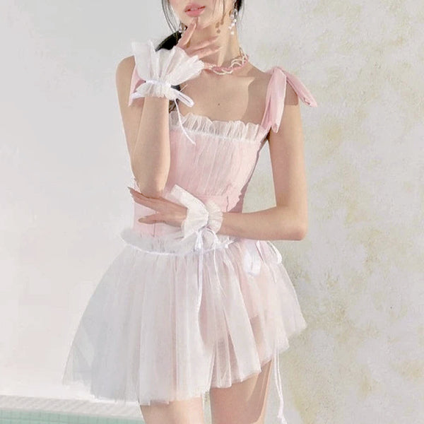 Balletcore Swimsuit Set