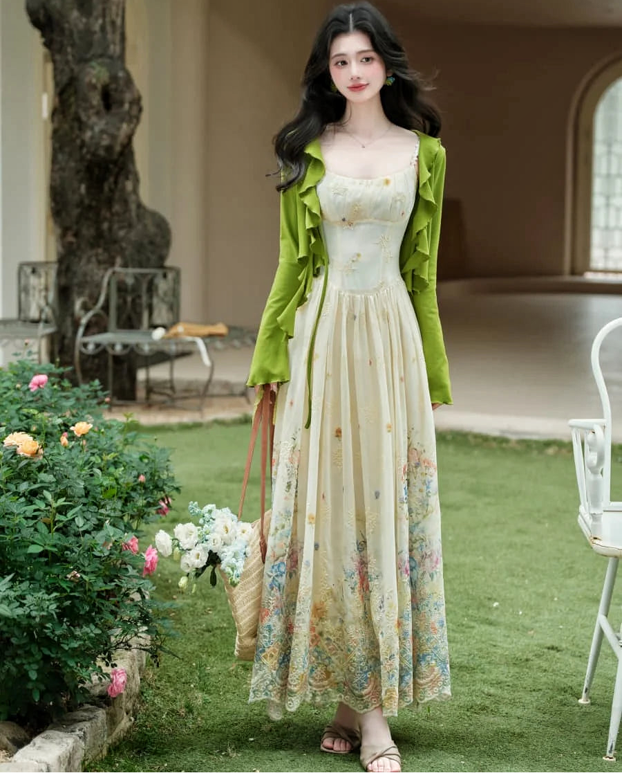 long cottagecore dress Embroidered cottagecore dresses cottagecore outfits aesthetic vintage cottagecore dress Puffy short dress Pastel meta-size-chart-morilee-by-madeline-gardner-dresses-size-guide Fishbone dress Color:CREAM/NAVY