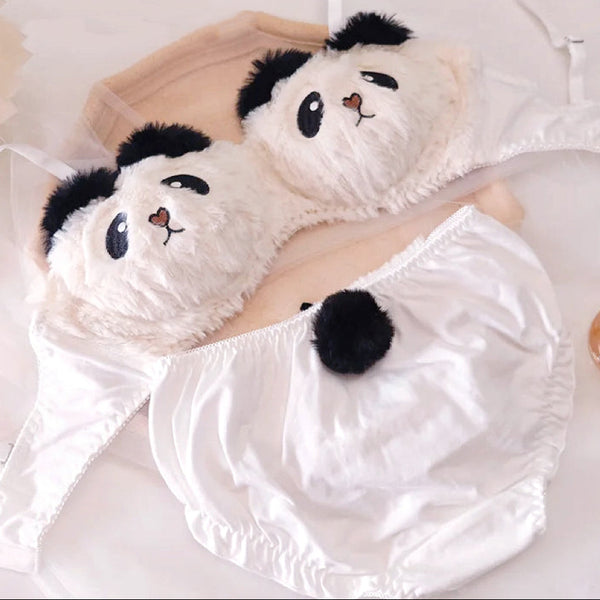 Kawaii Bear Plushie Lingerie Set