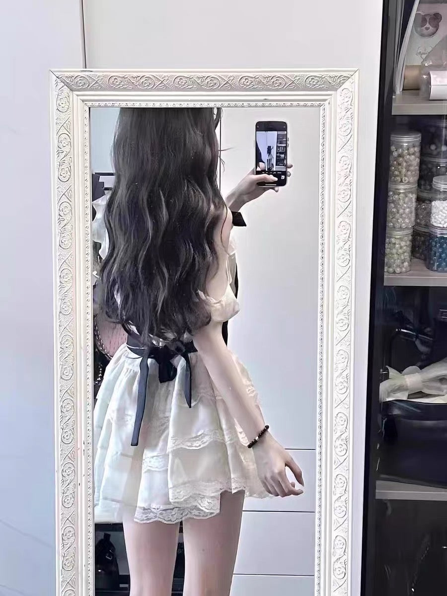 Sugarmoon Butterfly Lace Coquette Dress