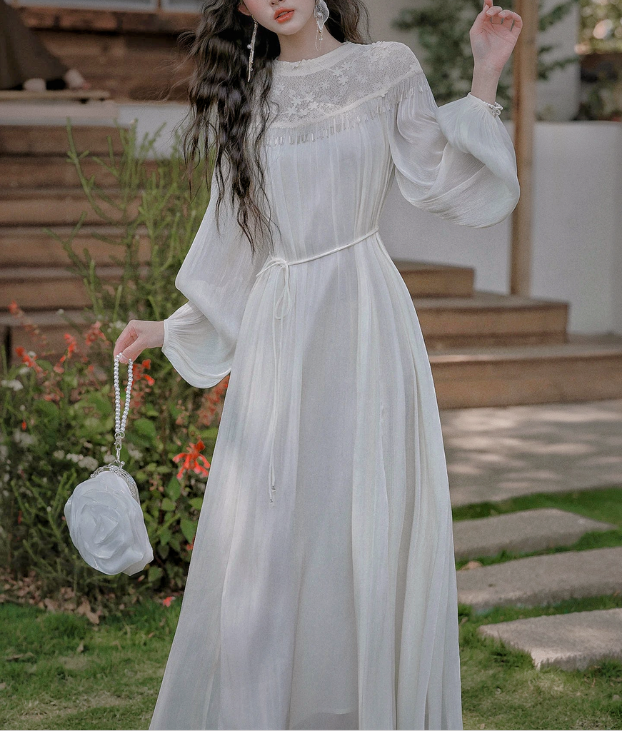 Ethereal Bohemian Fairycore Dress