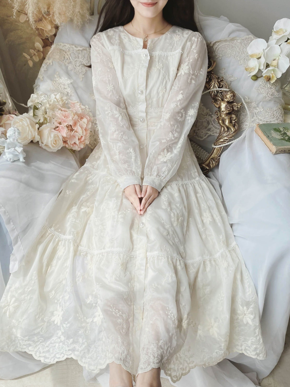 Anastasia Light Academia Dress