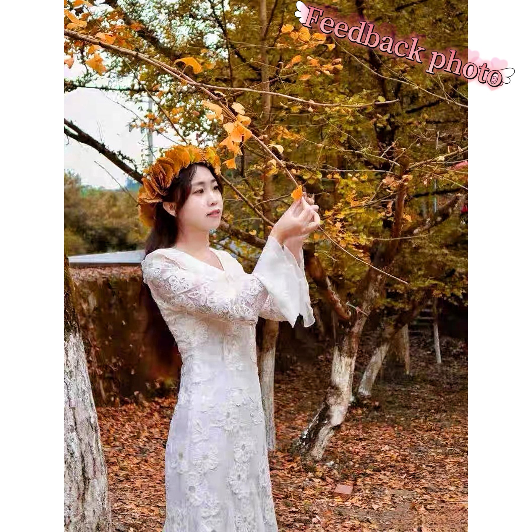 Eleonora Petal Lace Fairycore Dress