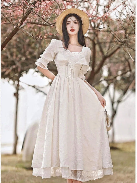 Princesscore Style Romantic Royalcore Aesthetic Princesscore Dresses at Deer Doll