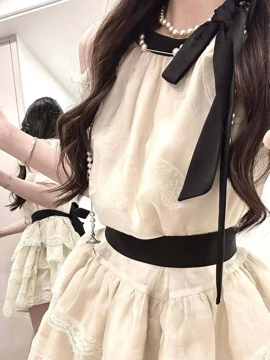Sugarmoon Butterfly Lace Coquette Dress
