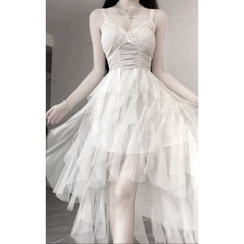Angel Whispers Angelcore Coquette Dress