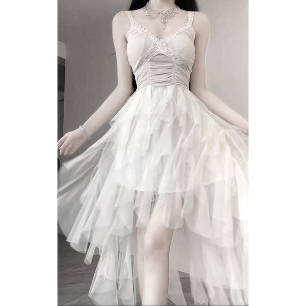 Angel Whispers Angelcore Coquette Dress