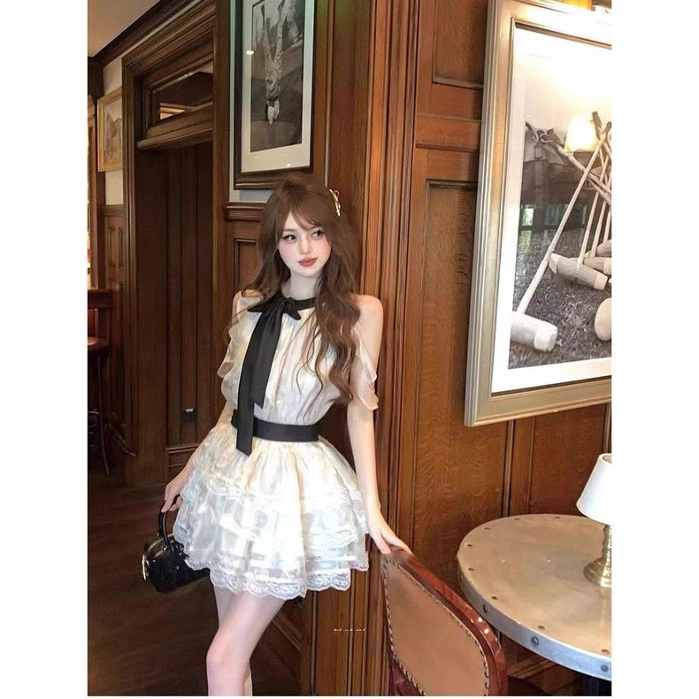 Sugarmoon Butterfly Lace Coquette Dress