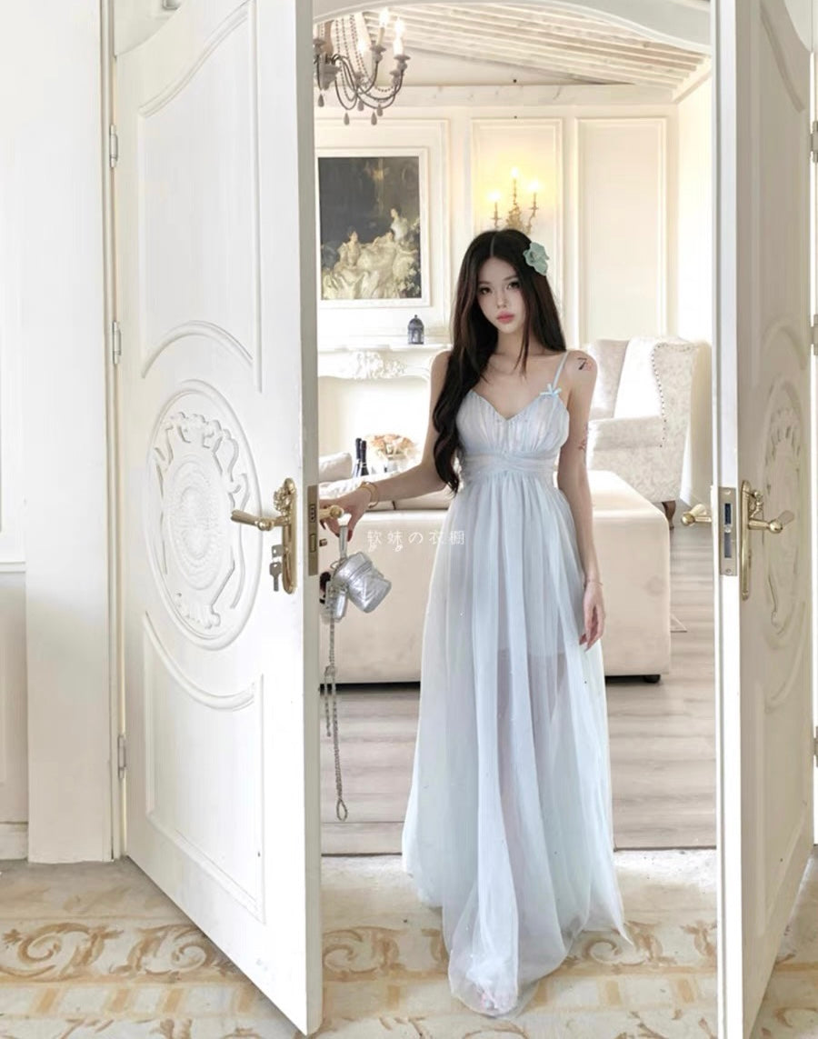 Iridia Light Blue Ethereal Fairy Dress