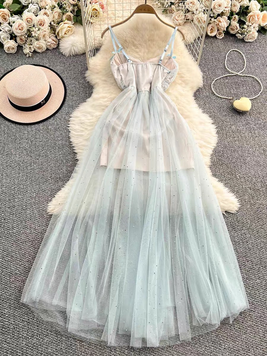 Iridia Light Blue Ethereal Fairy Dress