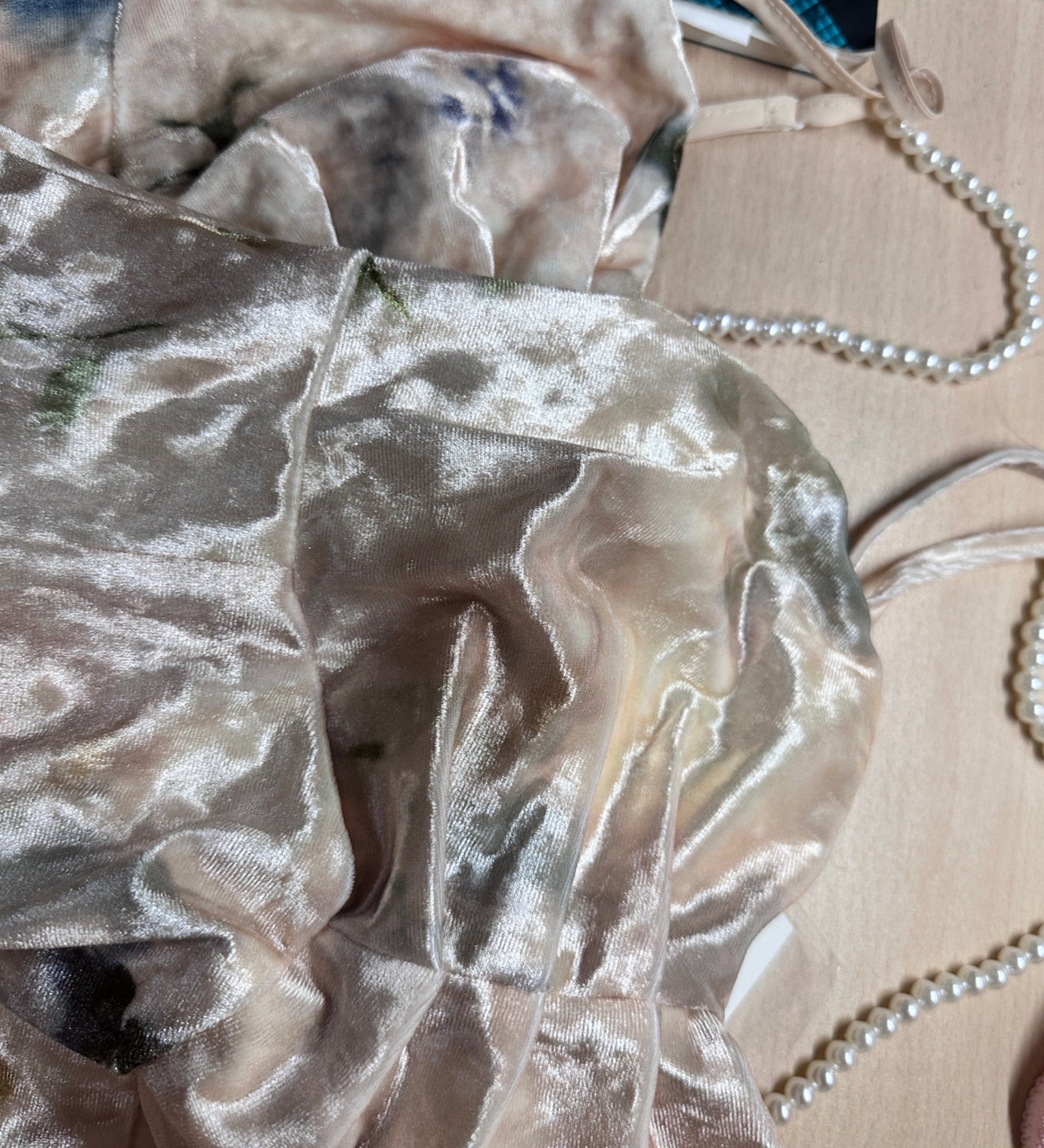 Velvet & Pearls Dress + Shrug 2-Piece Set