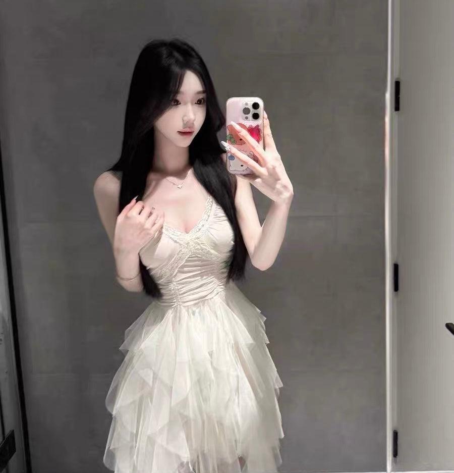 Angel Whispers Angelcore Coquette Dress