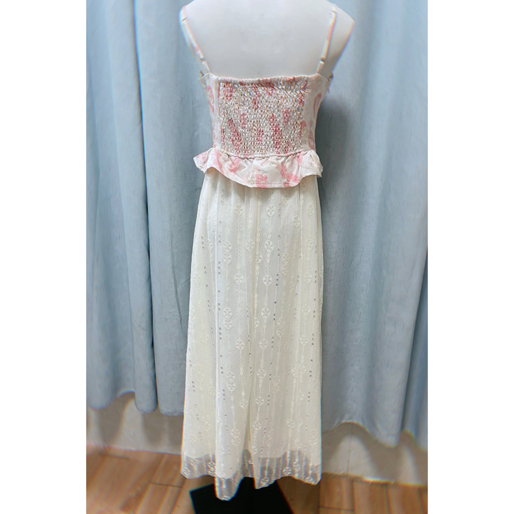 Royalcore Rococo Rococo Flower Romantic Royalcore Bustier Dress